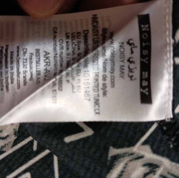 Noisy May 3/4 length sleeve shirt dress size small - Picture 6 of 10